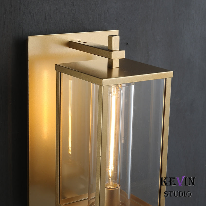 Deva Modern Square Wall Sconce 16"H, 23''H, Outdoor and Indoor Use Wall Lamp wall sconce Kevin Studio Inc   