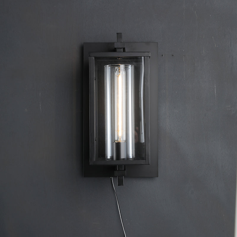 Deva Modern Square Wall Sconce 16"H, 23''H, Outdoor and Indoor Use Wall Lamp wall sconce Kevin Studio Inc 16"H Bronze 