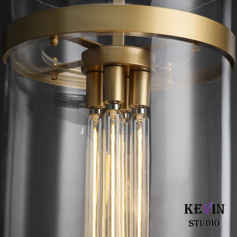 Develle Modern Glass Pendant  Light 8'' 10'' 12'', Kitchen Island Pendant Lamp Pendant Light Kevin Studio Inc   