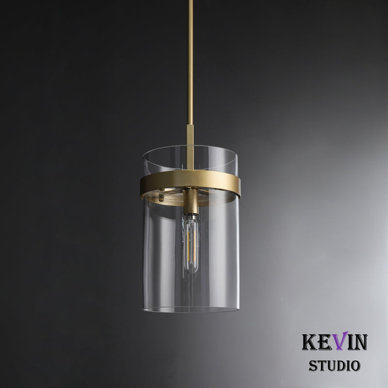 Develle Modern Glass Pendant  Light 8'' 10'' 12'', Kitchen Island Pendant Lamp Pendant Light Kevin Studio Inc   