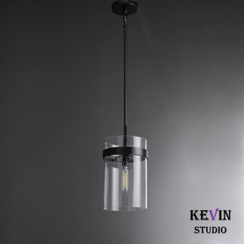 Develle Modern Glass Pendant  Light 8'' 10'' 12'', Kitchen Island Pendant Lamp Pendant Light Kevin Studio Inc   