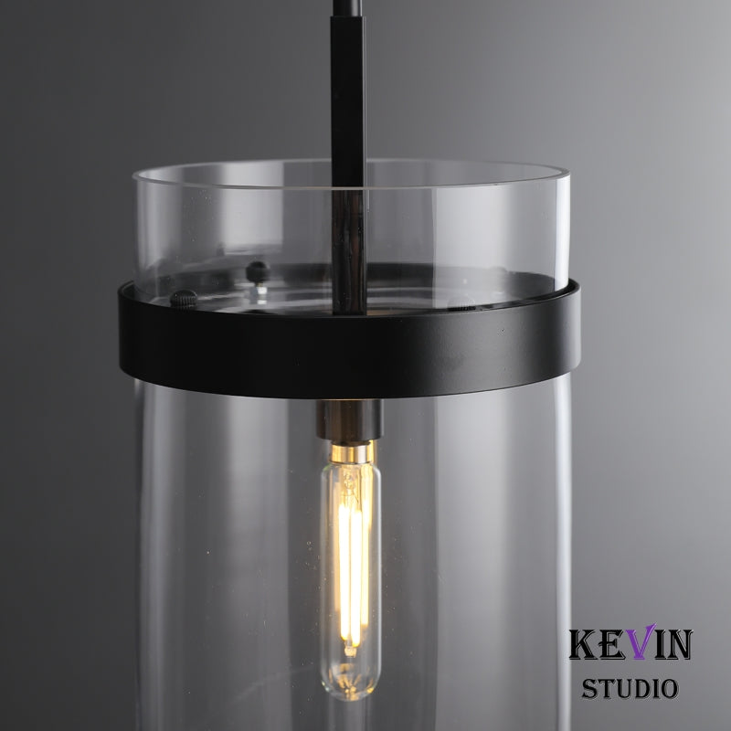 Develle Modern Glass Pendant  Light 8'' 10'' 12'', Kitchen Island Pendant Lamp Pendant Light Kevin Studio Inc   