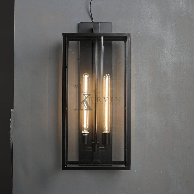 Deck Modern 2-Lights Glass Wall Sconce 21"H, 28''H wall sconce Kevin Studio Inc 28" H Bronze 