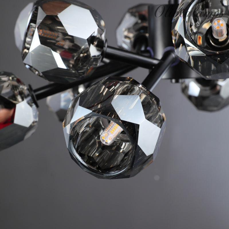 Bille De Crystal Glass Round Chandelier 24"36"48"60"72"