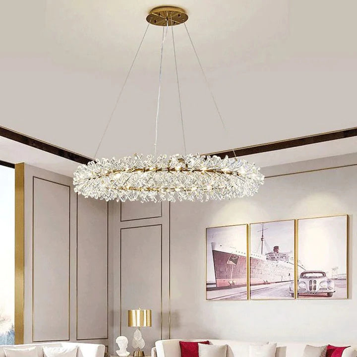 Kevin Luxury Isabel Ring Crystal Chandelier  Kevinstudiolives Large 39.37"D  