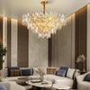 Kayle 24in Chandelier 10-Light Crystal Chandelier
