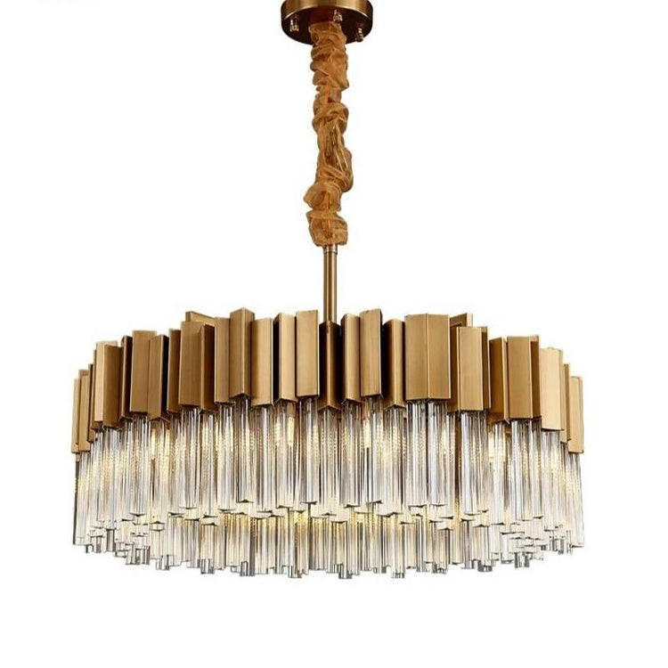 Kevin Kubica Round Crystal Chandelier Chandeliers Kevinstudiolives   