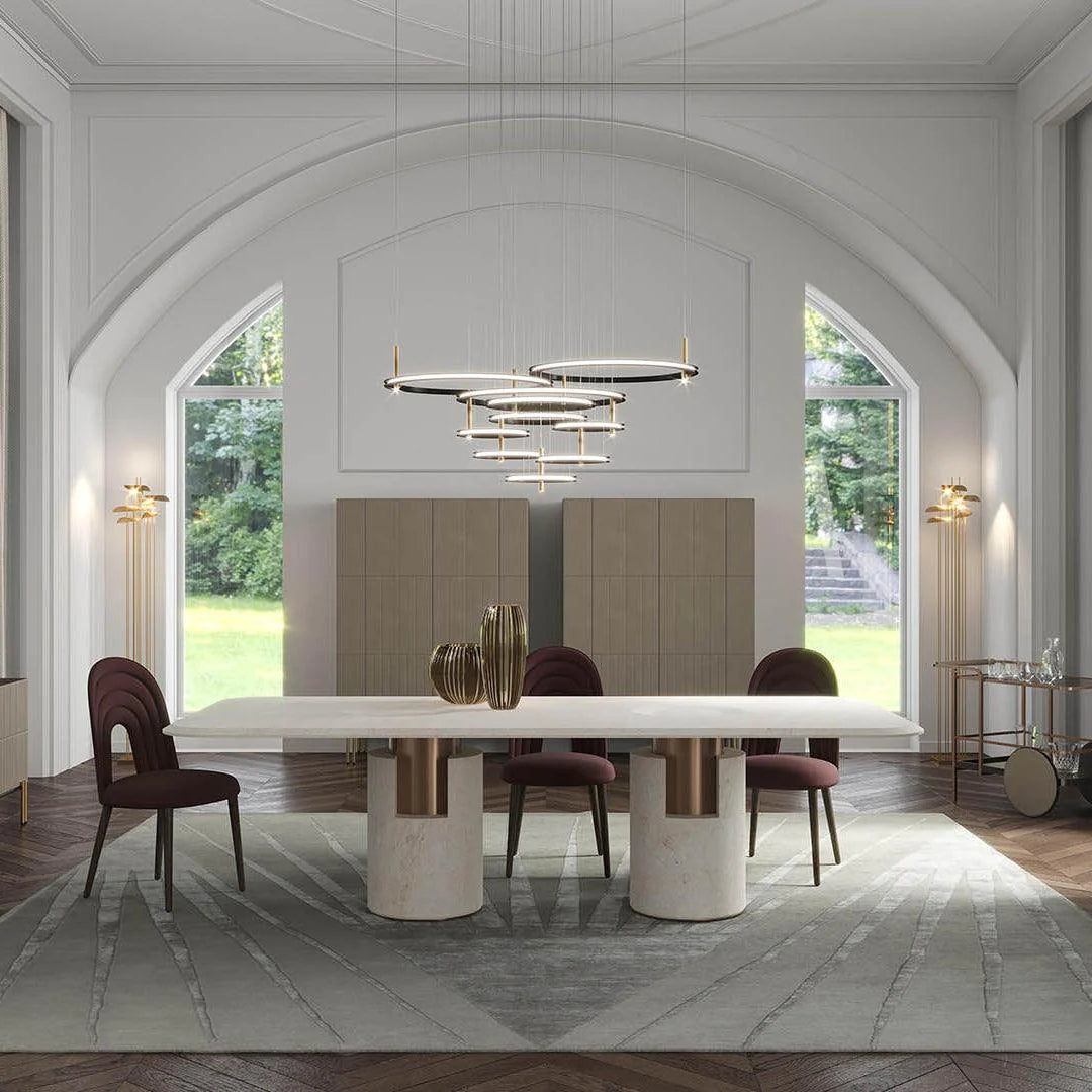 Labilis Modern Ring Suspension Ceiling Lamp, Chandelier Over Dining Table, Living Room chanelier Kevin Studio Inc   