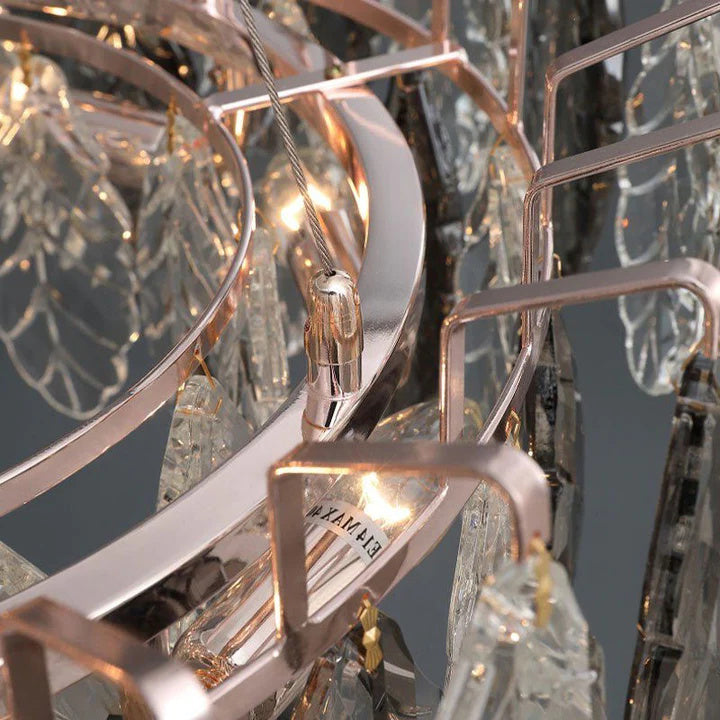 Kevin Serene Leaf Ring Chandelier 39"  Kevinstudiolives   