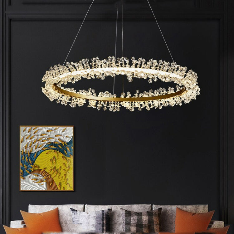 Kevin Nolan Halo Crystal Chandelier Chandeliers Kevinstudiolives   