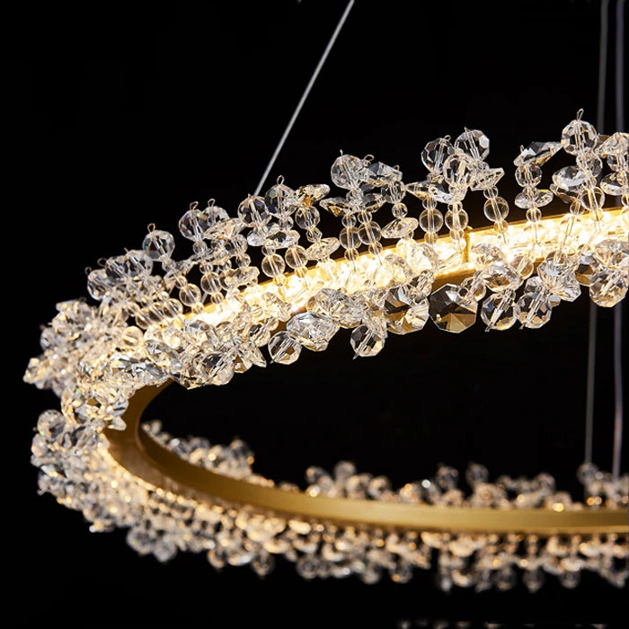 Kevin Nolan Halo Crystal Chandelier Chandeliers Kevinstudiolives   