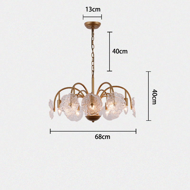 Lysan Vintage Glass Luxury Large Tiered Chandelier For Living Room chandeliers for dining room,chandeliers for stairways,chandeliers for foyer,chandeliers for bedrooms,chandeliers for kitchen,chandeliers for living room Kevin Studio Inc 26.8" Brass 