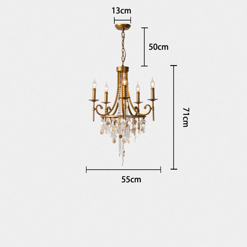 Seraphina French Vintage Small Crystal Chandelier chandelier for bedroom,chandelier for dining room,chandelier for stairways,chandelier for foyer,chandelier for bathrooms,chandelier for living room Kevin Studio   