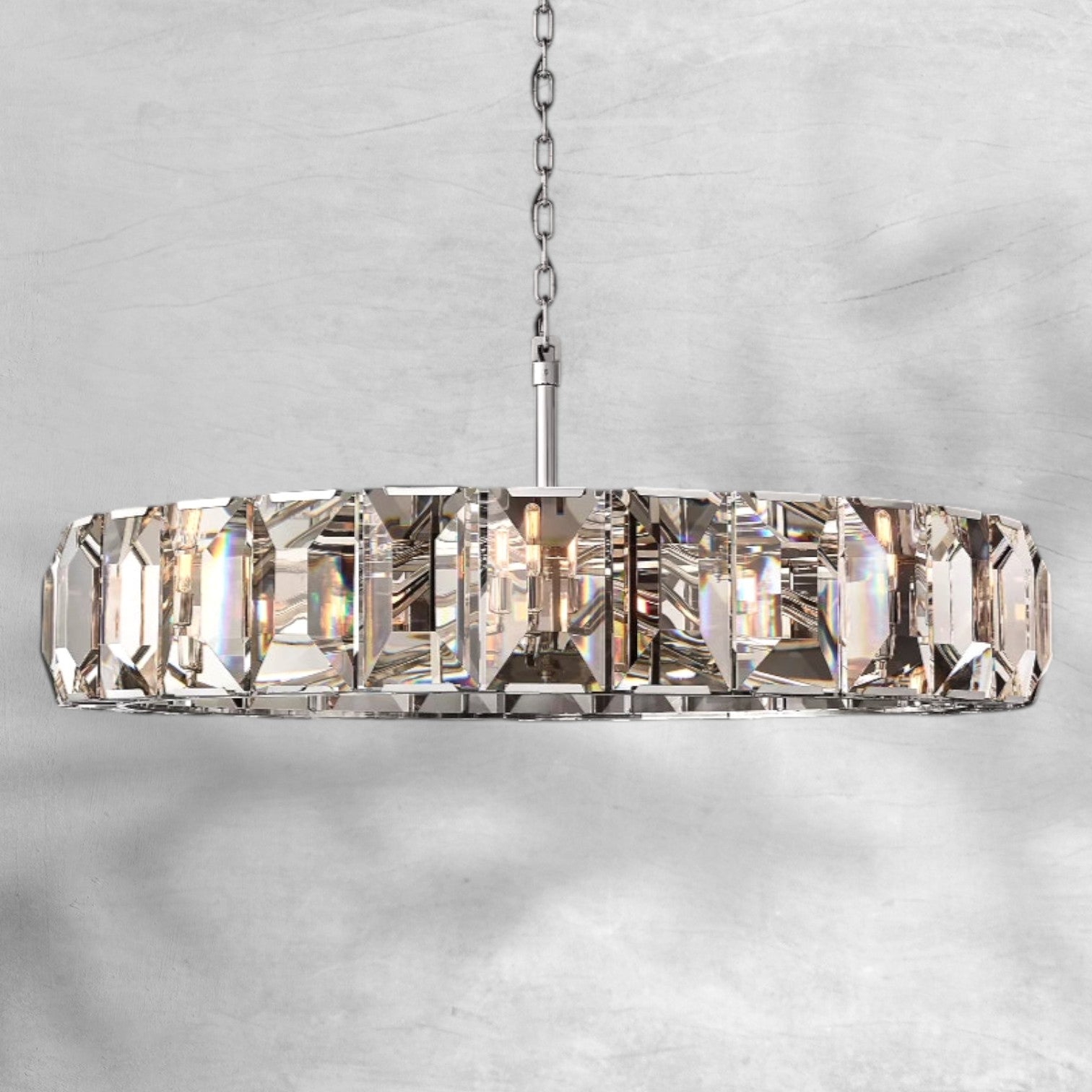 Harlew Crystal Round Chandelier 19"31"43"60"