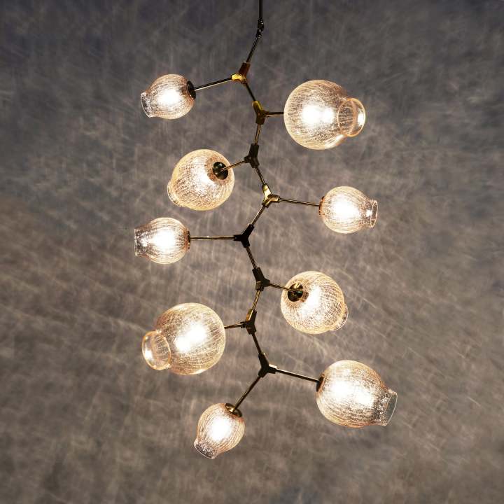 Rhome Drop Globe Branching Bubble Chandelier 38'' Chandelier Kevin Studio   