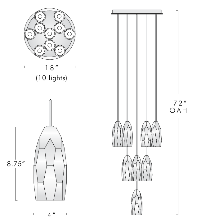 Chrissi Round Modern Living Room Chandelier chandelier for bedroom,chandelier for dining room,chandelier for stairways,chandelier for foyer,chandelier for bathrooms,chandelier for living room Kevin Studio   