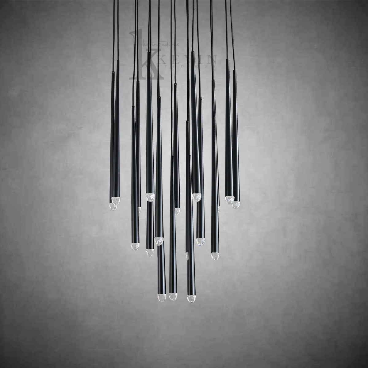 Madison Modern Tubular Round Chandelier 18", 24", 30", 48"