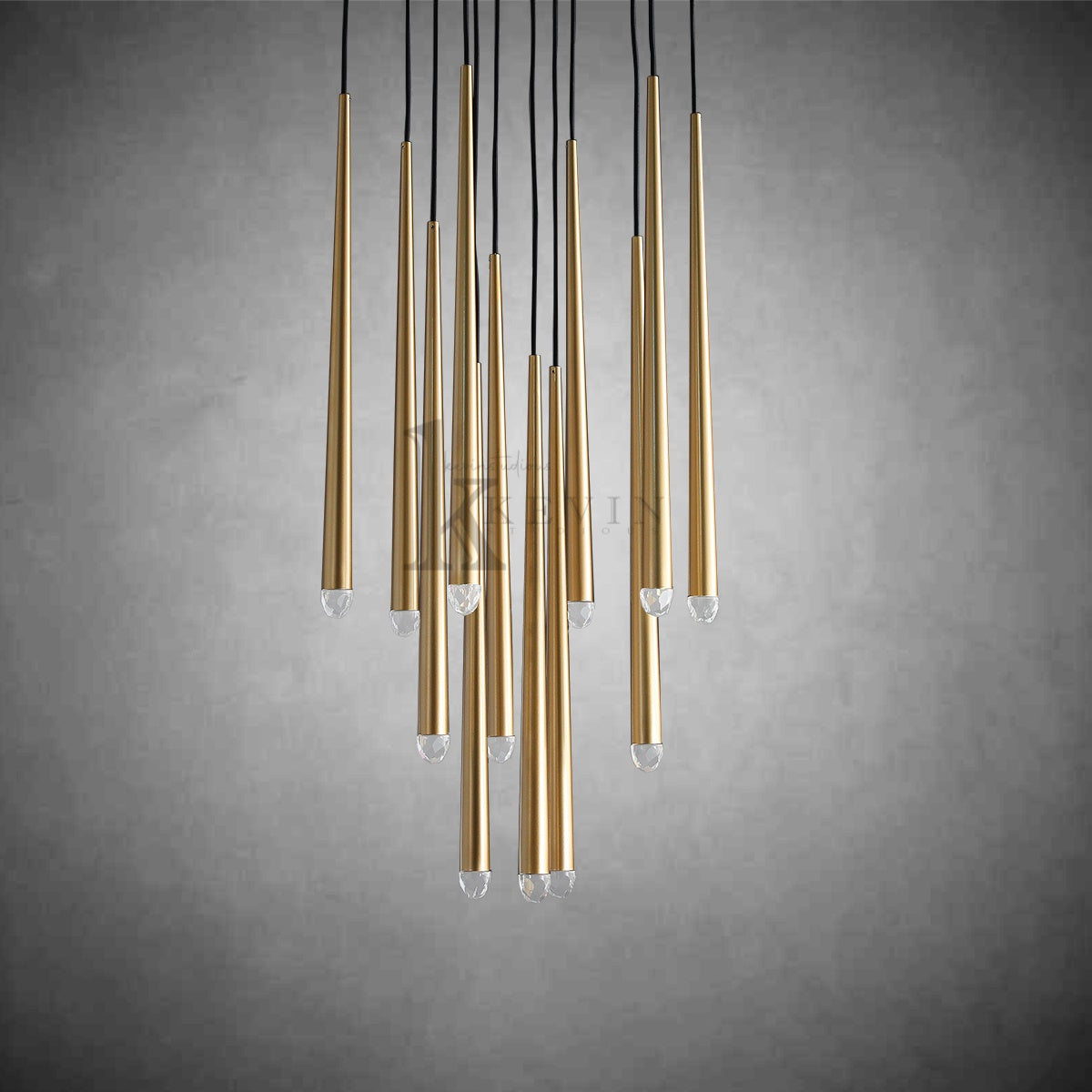 Madison Modern Tubular Round Chandelier 18", 24", 30", 48"