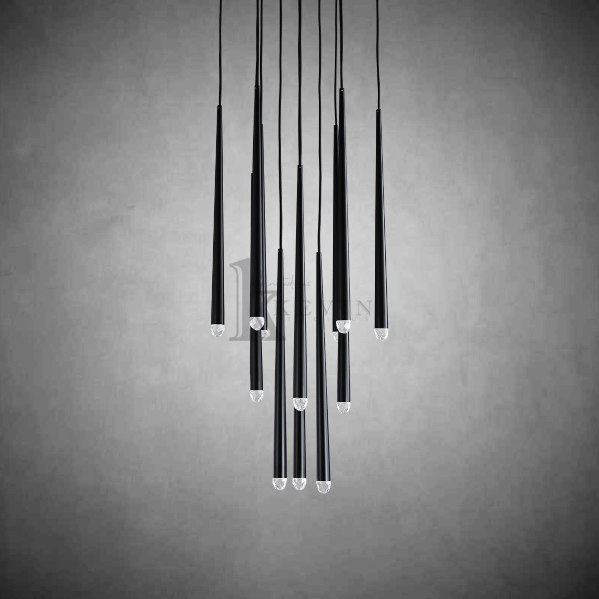 Madison Modern Tubular Round Chandelier 18", 24", 30", 48"