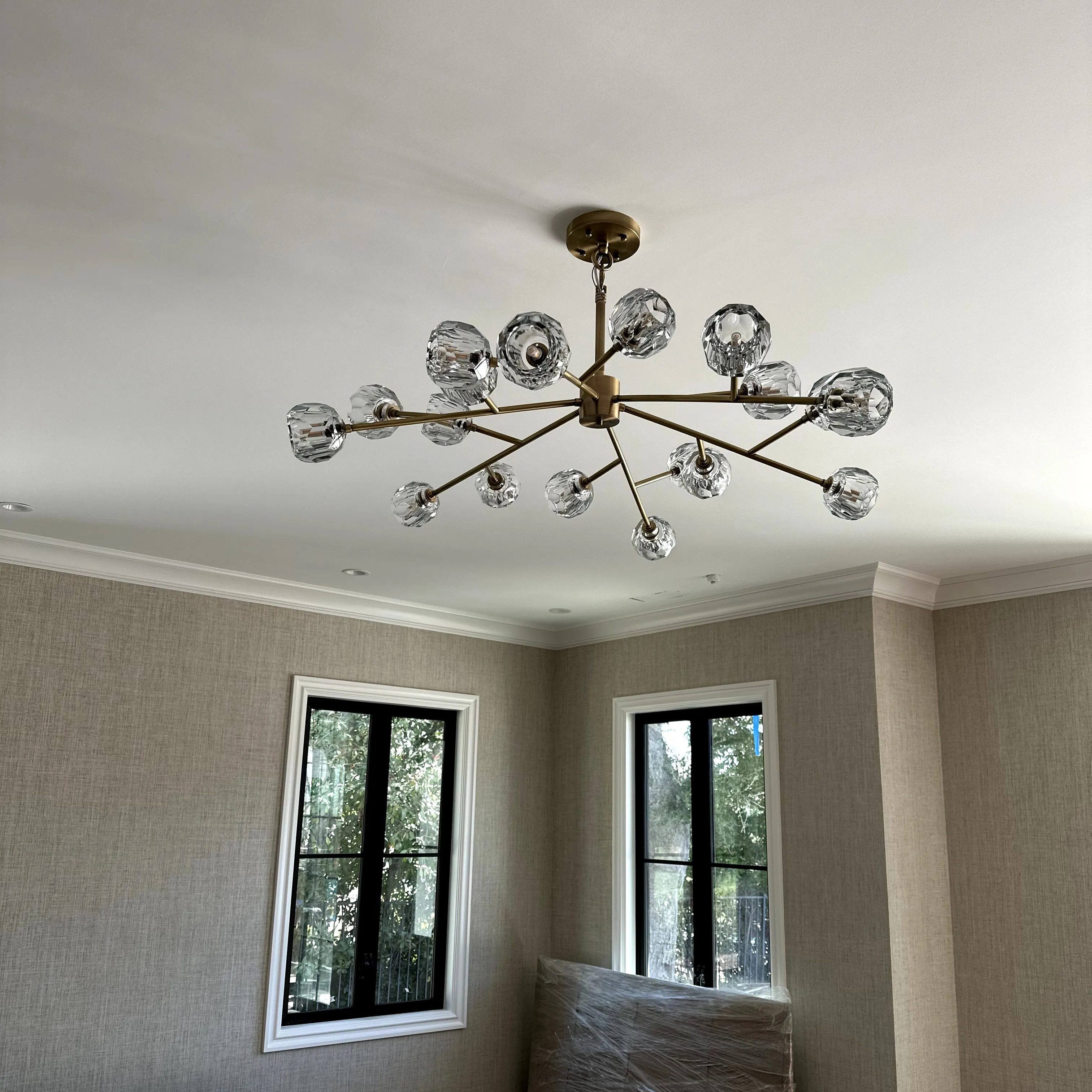 Bille De Crystal Round Chandelier 48"
