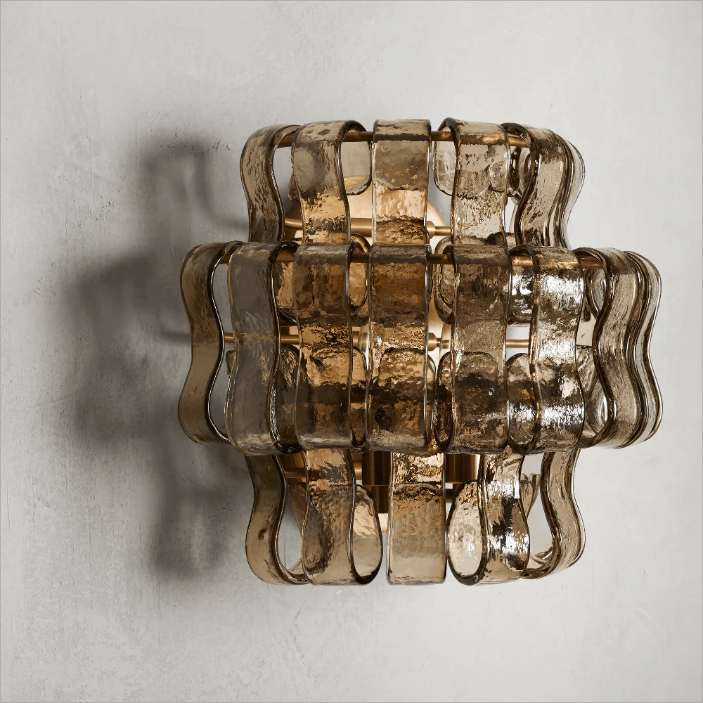 Evadne Modern Glass Bedroom Wall Sconces wall sconce for bedroom,wall sconce for dining room,wall sconce for stairways,wall sconce for foyer,wall sconce for bathrooms,wall sconce for kitchen,wall sconce for living room Kevin Studio Inc   