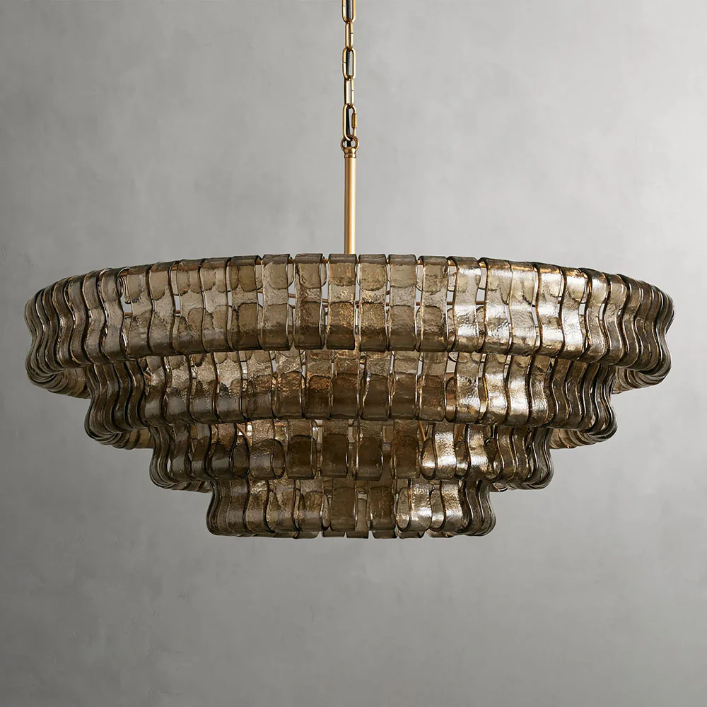 Evadne Modern Glass Round Living Room Chandelier 36" chandeliers for dining room,chandeliers for stairways,chandeliers for foyer,chandeliers for bedrooms,chandeliers for kitchen,chandeliers for living room Kevin Studio Inc   