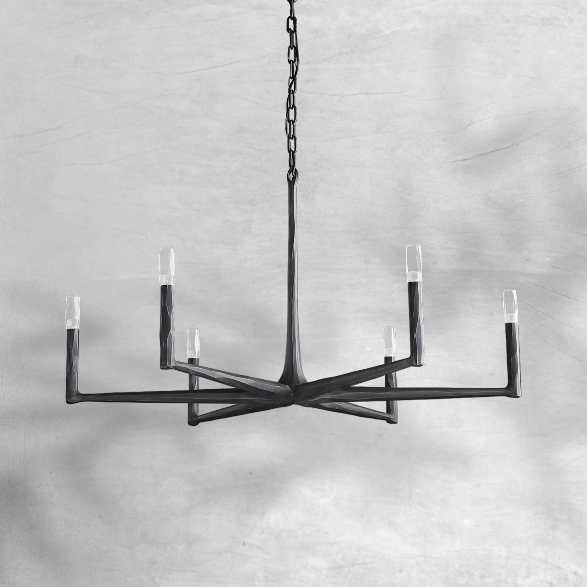 Thaddeas Forged Round Chandelier 36"/48"/60"/72"