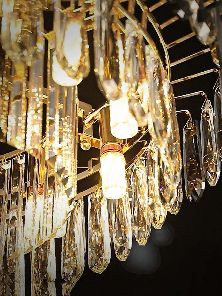 Kevin Rosa Modern Crystal Chandelier Chandeliers Kevinstudiolives   