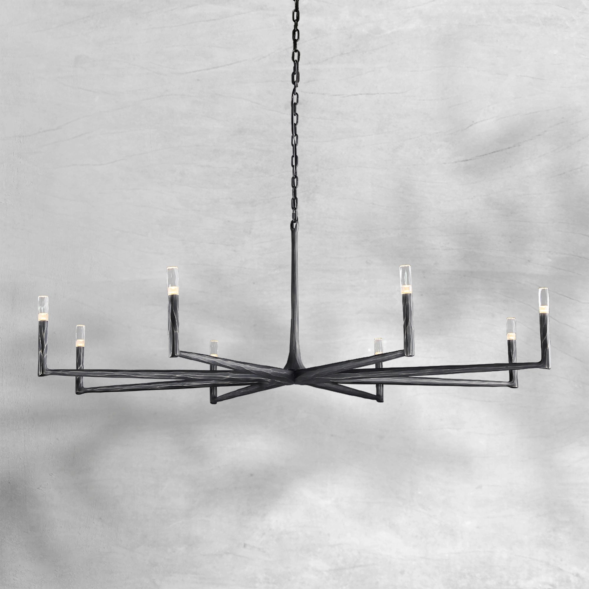 Thaddeas Forged Round Chandelier 36"/48"/60"/72"