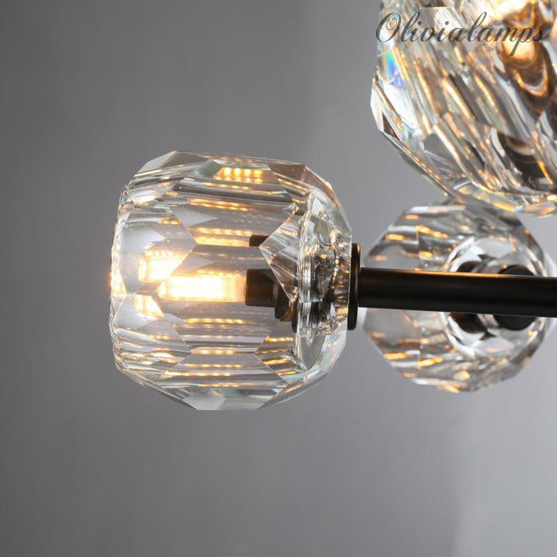 Bille De Crystal Glass Round Chandelier 24"36"48"60"72"