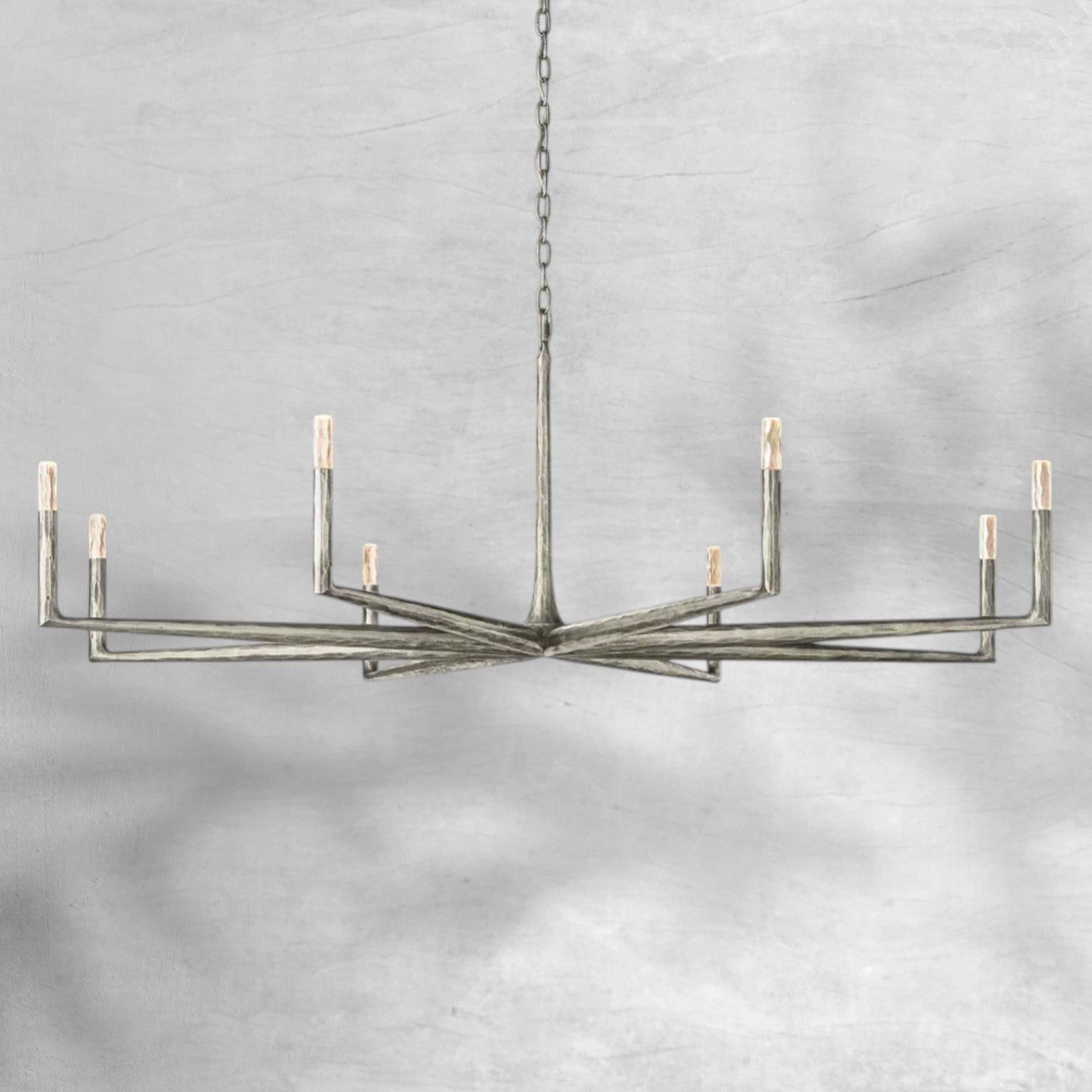 Thaddeas Forged Round Chandelier 36"/48"/60"/72"
