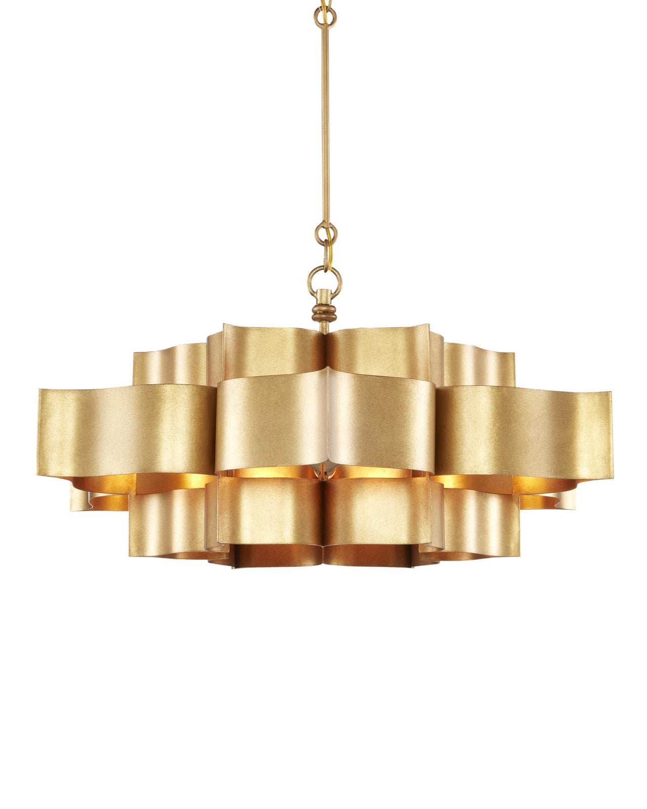 Grand Lotus Large Gold Chandelier NORMAL Kevin Studio   