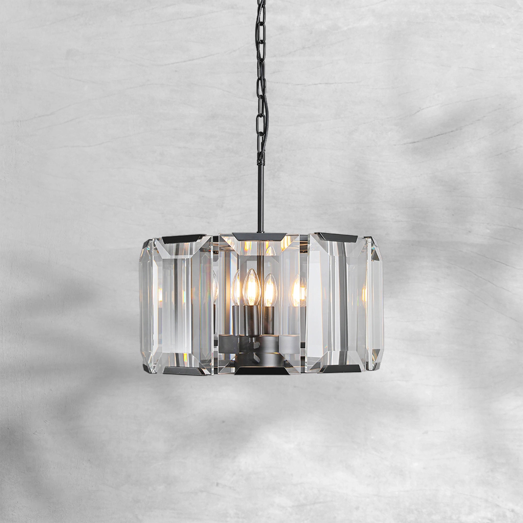 Harlew Crystal Round Chandelier 19"31"43"60"