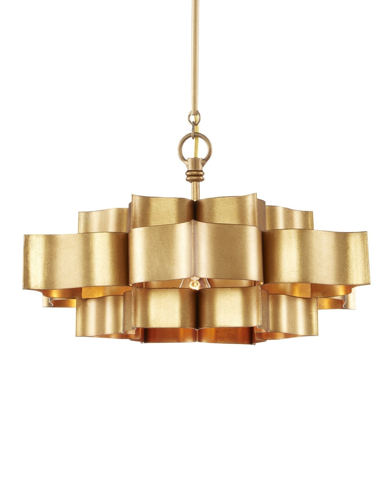 Grand Lotus Small Gold Chandelier NORMAL Kevin Studio   