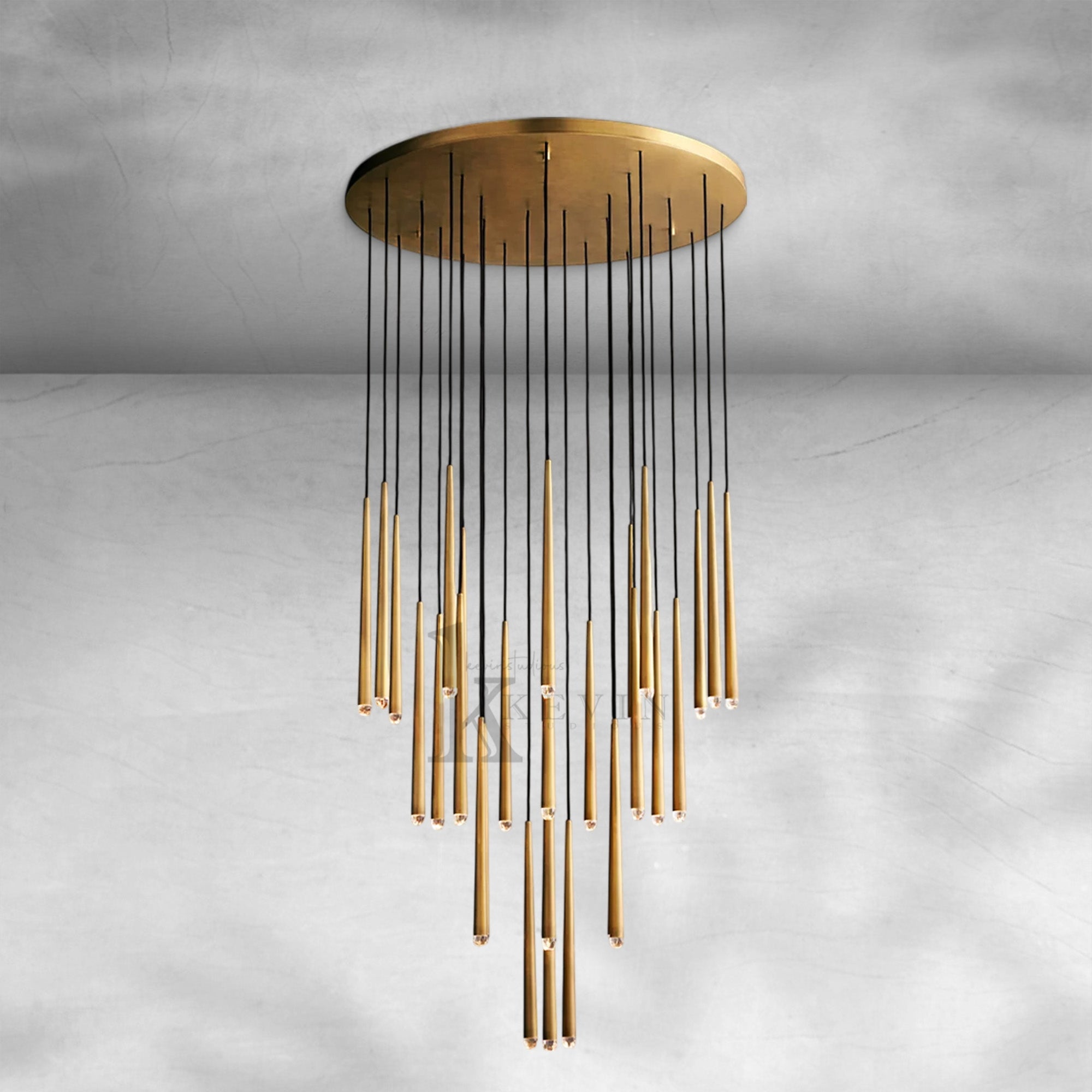 Aquitain Round Chandlier 18" 24" 30"48"