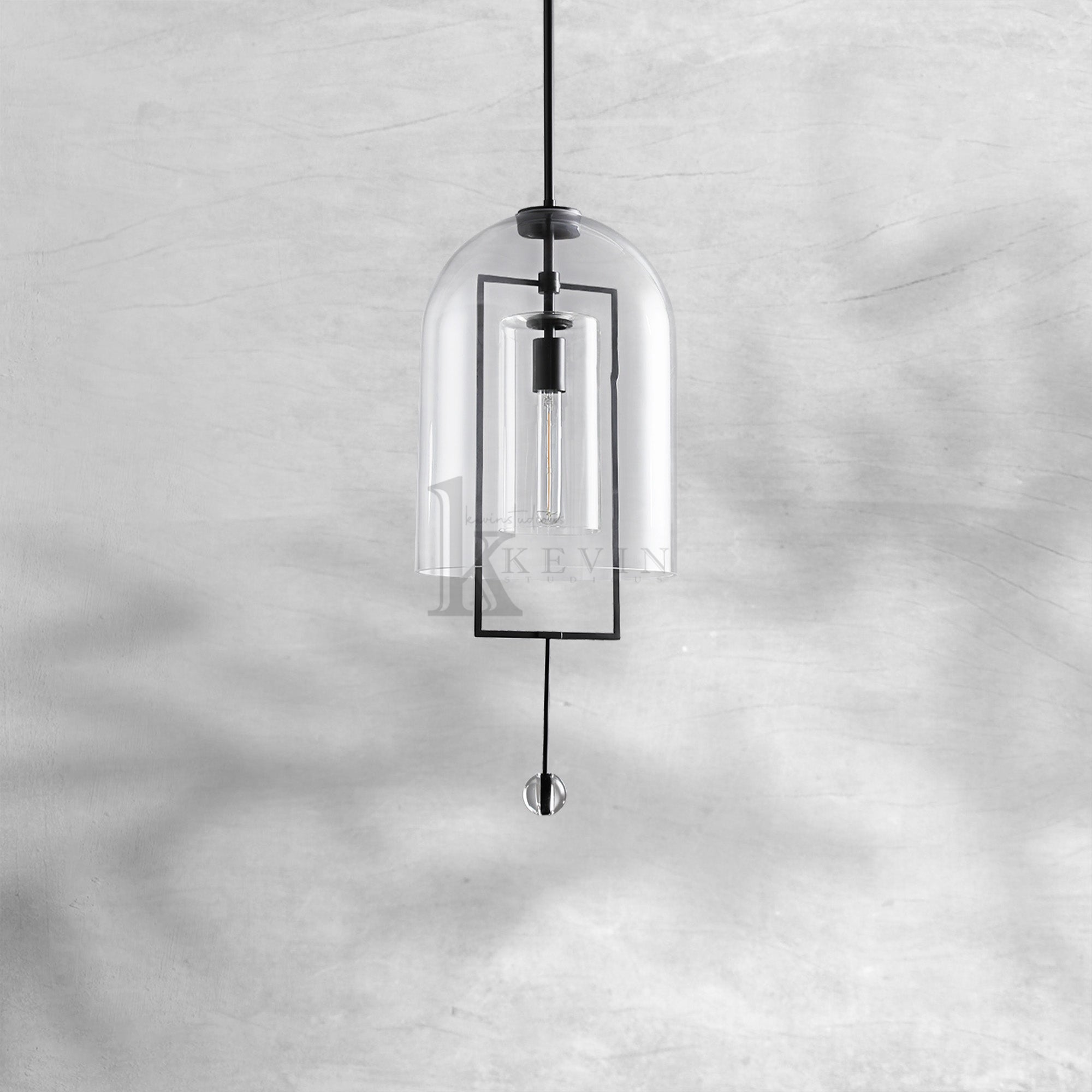 Fulcram Glass Pendant Light 28"H, 32"H