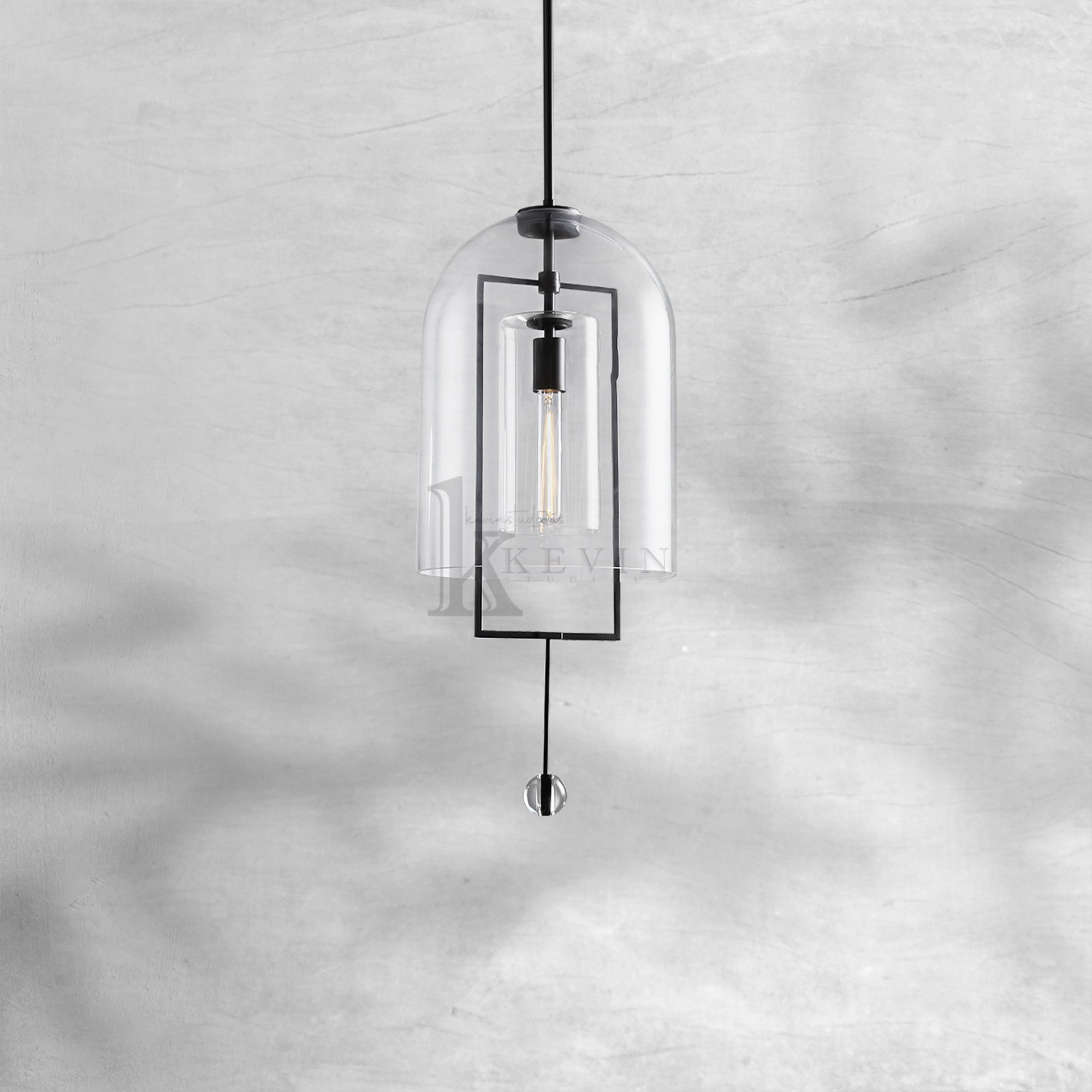 Fulcram Glass Pendant Light 28"H, 32"H