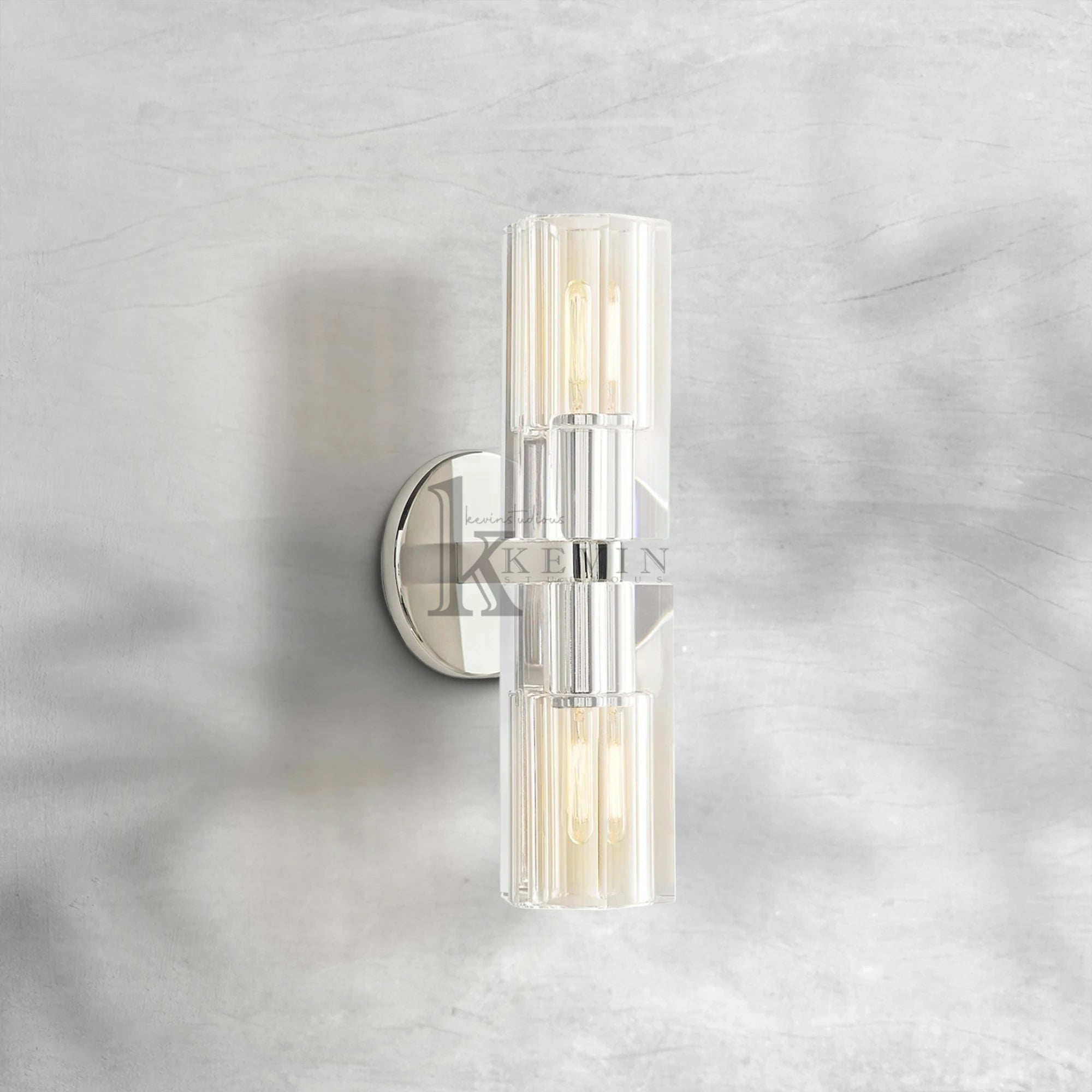 Arcachen Crystal 2 Lights Wall Sconce