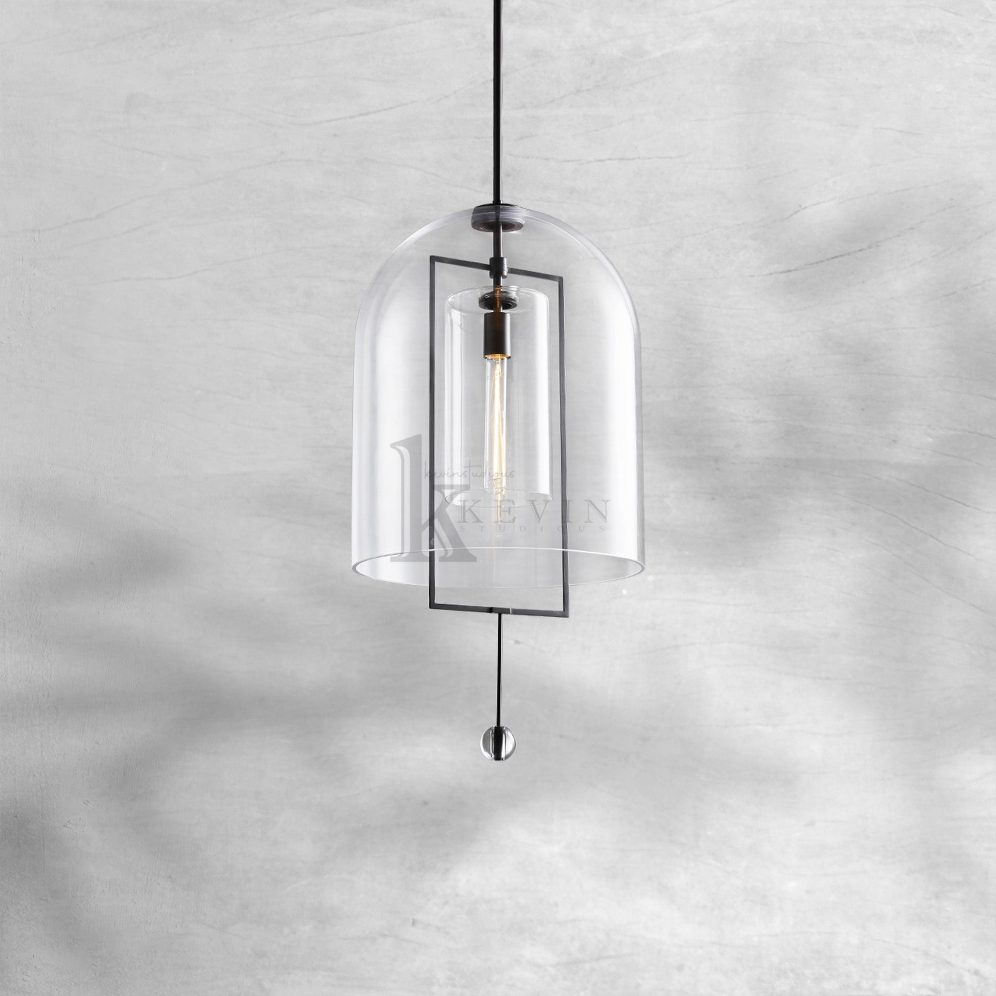 Fulcram Glass Pendant Light 28"H, 32"H