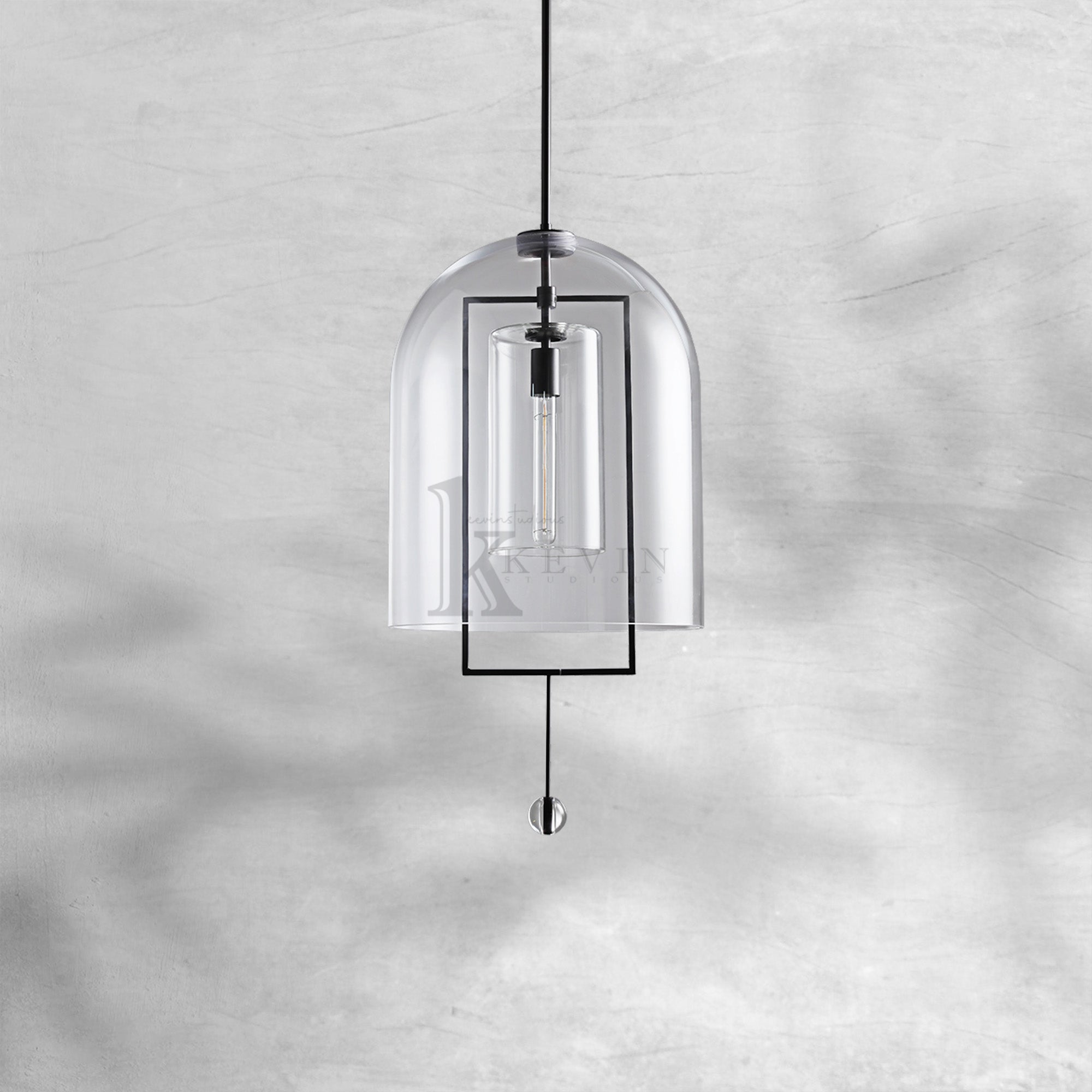 Fulcram Glass Pendant Light 28"H, 32"H