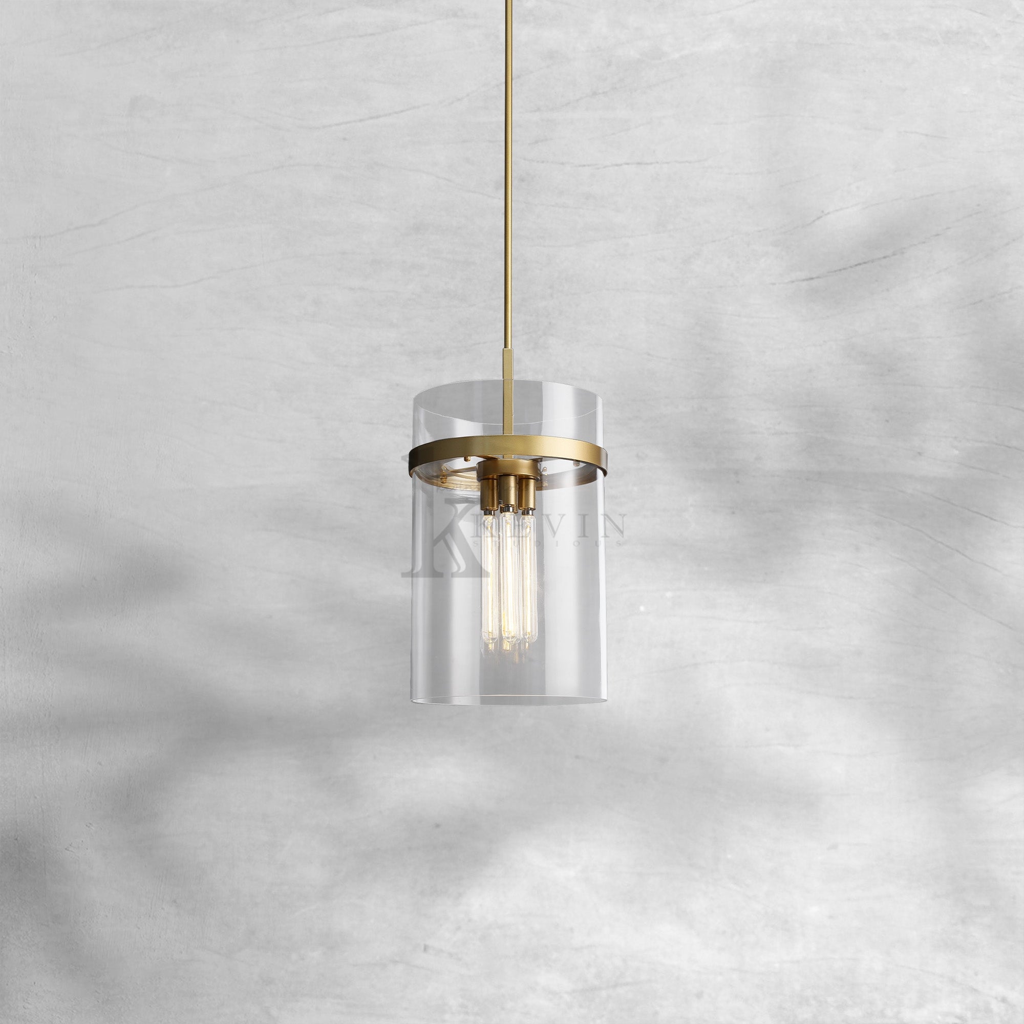 Lavelle Modern Blown Glass Pendant Light 8", 10", 12"