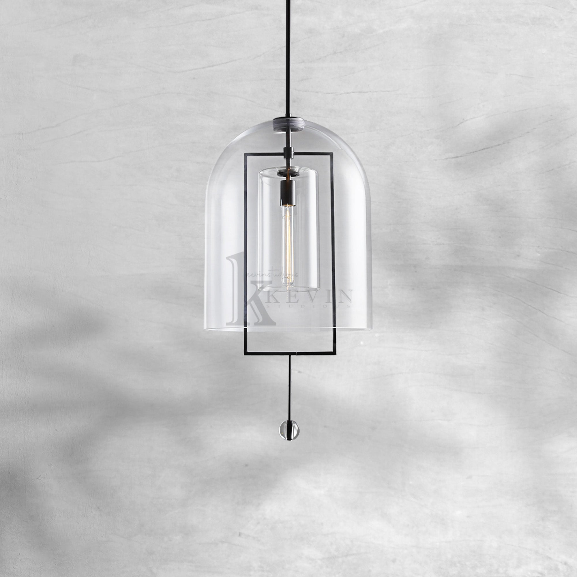 Fulcram Glass Pendant Light 28"H, 32"H