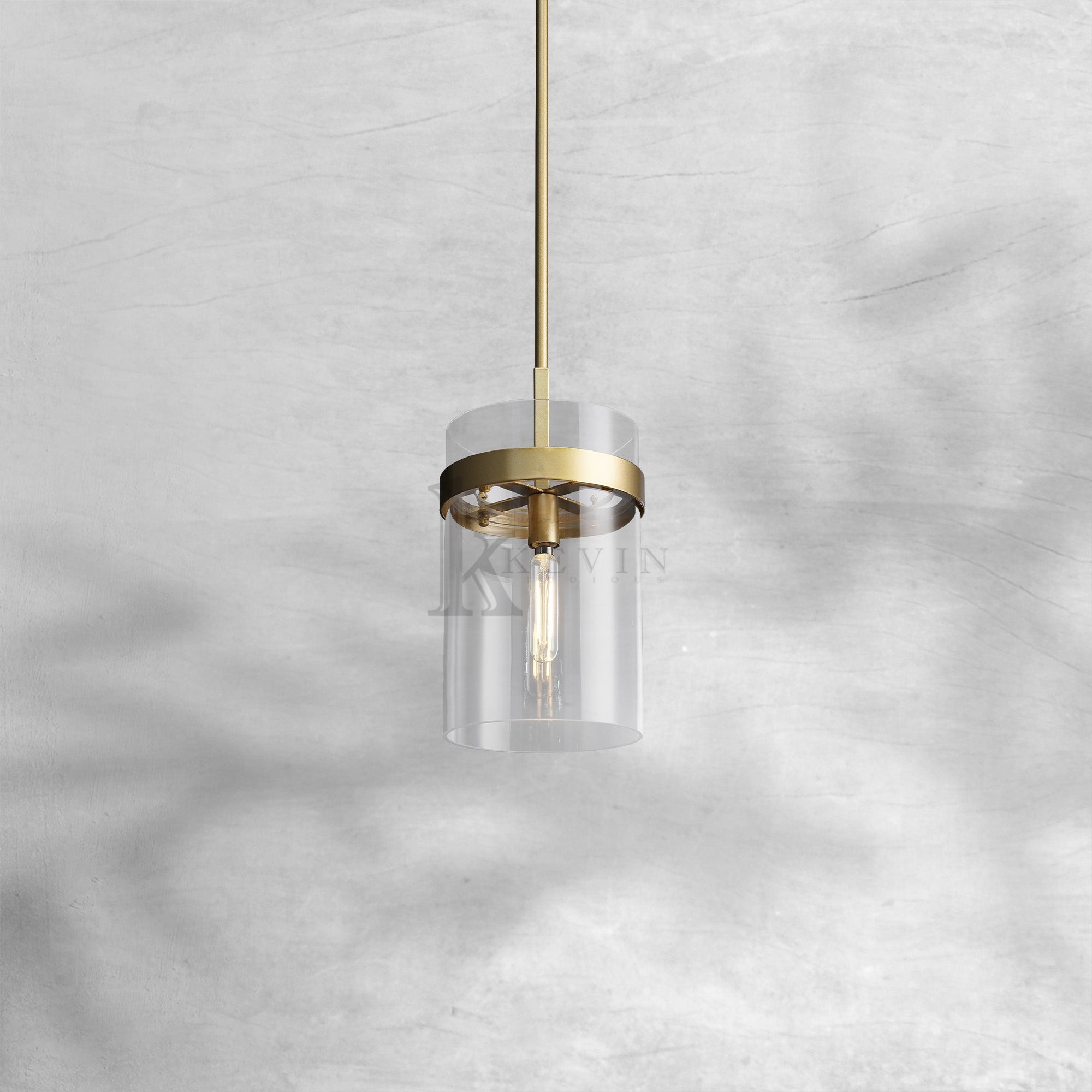 Lavelle Modern Blown Glass Pendant Light 8", 10", 12"