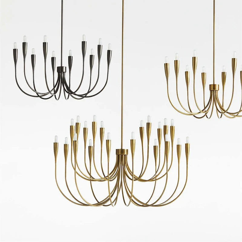 Curve Candelabra Chandelier