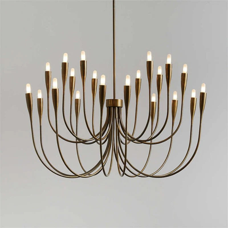 Curve Candelabra Chandelier