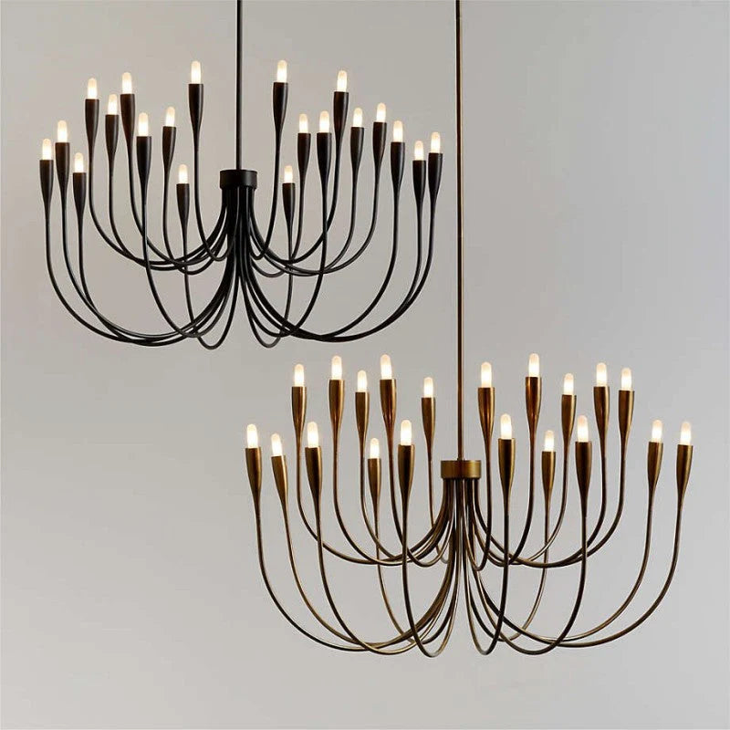 Curve Candelabra Chandelier