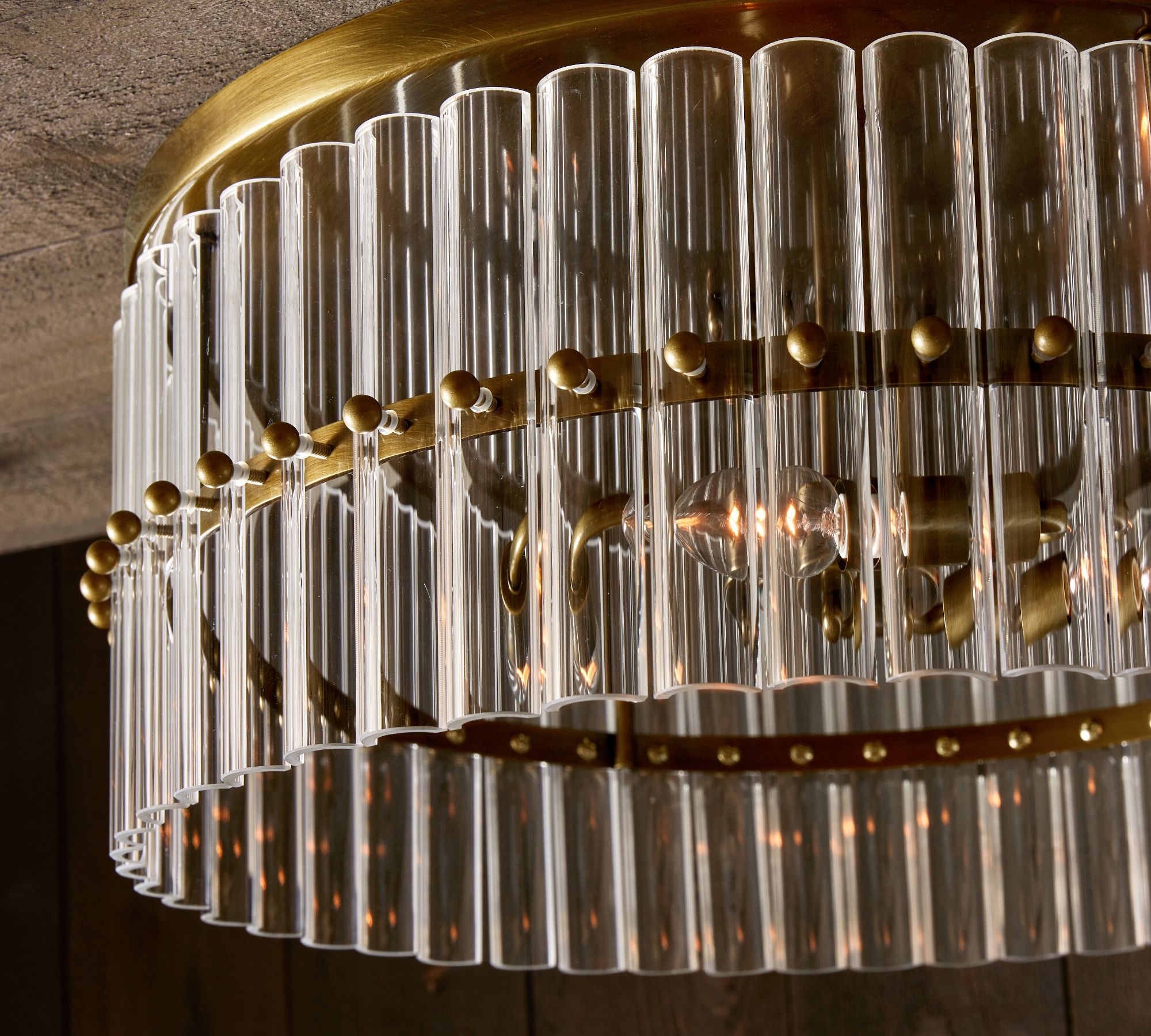 Molly Crystal Round Flush Mount Chandelier Kevin Studio   