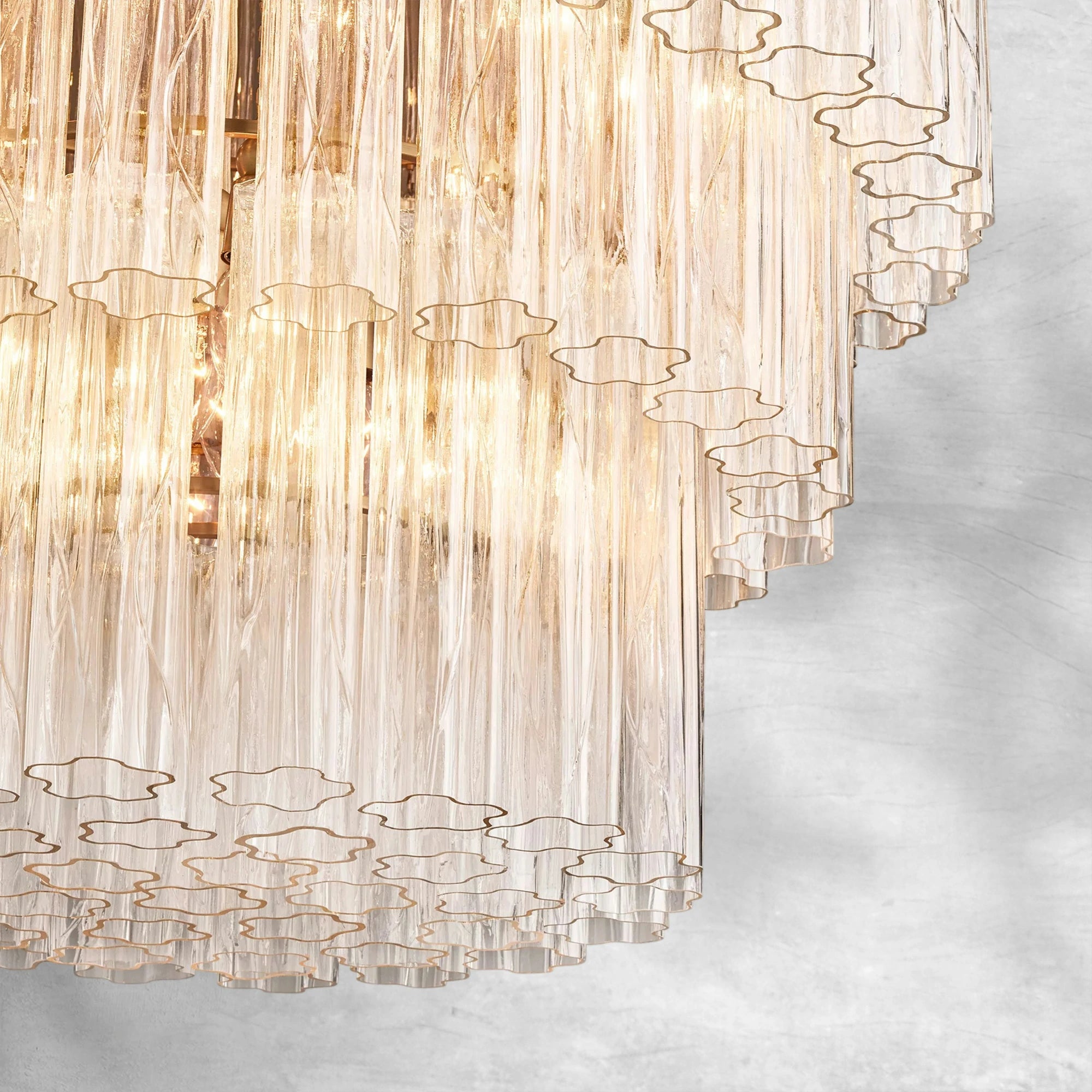 Caelo Round 3-Tier Chandelier 48″
