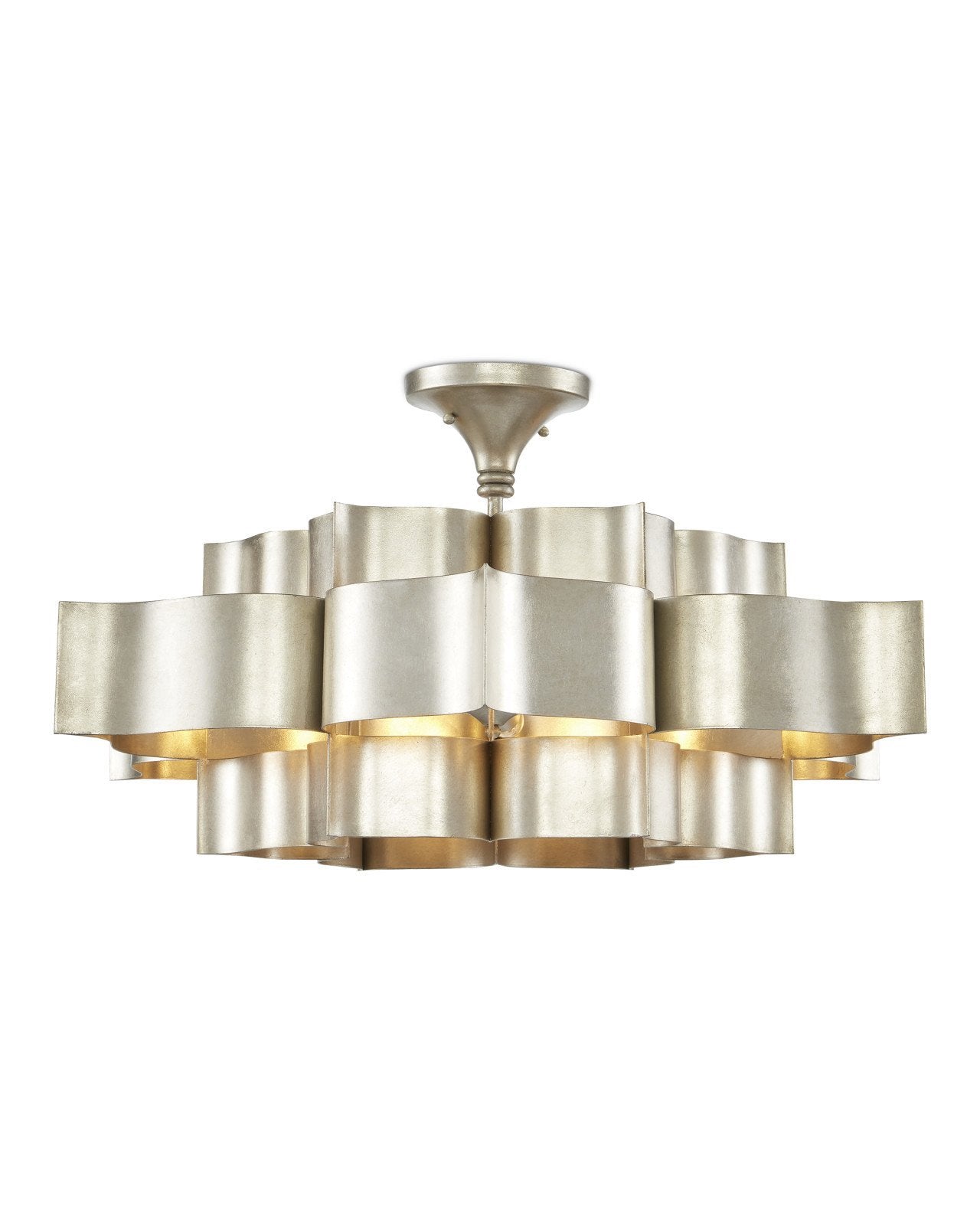 Grand Lotus Large Silver Chandelier NORMAL Kevin Studio   