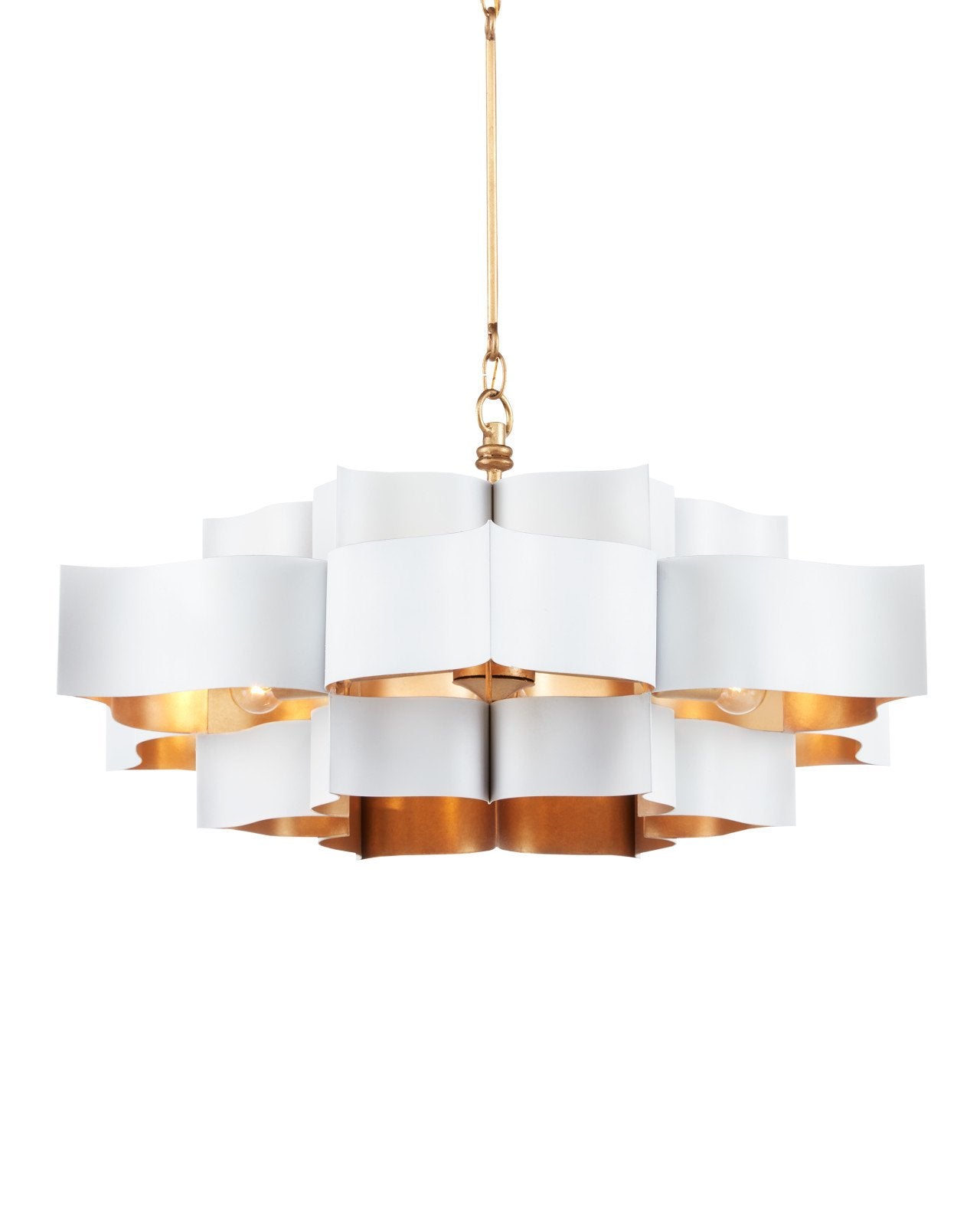 Grand Lotus Large White Chandelier NORMAL Kevin Studio   